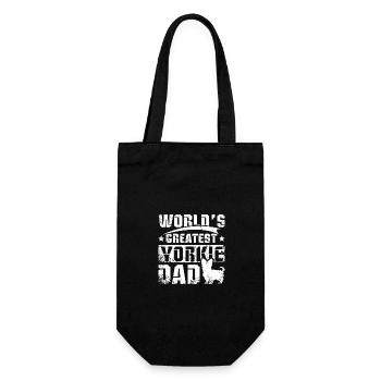 Le meilleur papa yorkie du monde - Sac à bouteille - noir - Devant