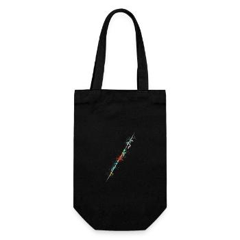 Splash javelin thrower design for Javelinist spear - Geschenkbeutel für Flaschen - Schwarz - Vorne