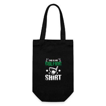 Voici ma chemise de golf - Sac à bouteille - noir - Devant