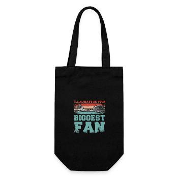Je serai toujours votre plus grand fan de badminton - Sac à bouteille - noir - Devant
