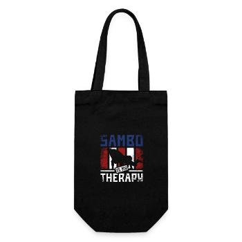 Sambo est ma thérapie - Sac à bouteille - noir - Devant