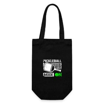 Pickleball mode on - Gift Bag for Bottles - black - Front