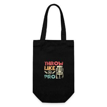 Lancez comme un disc golf pro - Sac à bouteille - noir - Devant