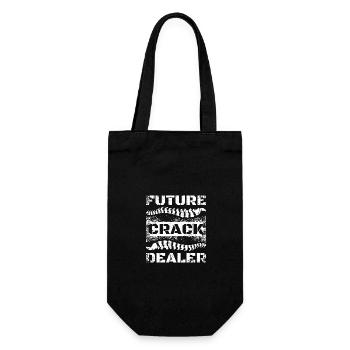 Future crack dealer Chiropractor - Gift Bag for Bottles - black - Front