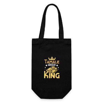 Tamale making king - Gift Bag for Bottles - black - Front