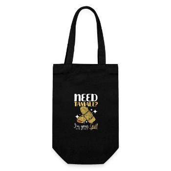 Need tamale? I'm your girl - Gift Bag for Bottles - black - Front
