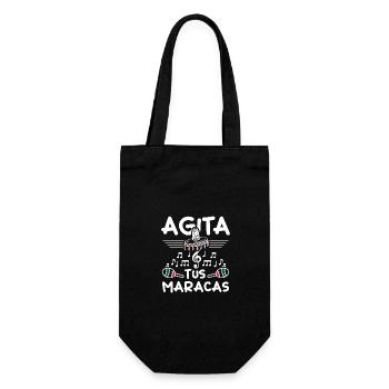 Mexican Agita tus Maracas - Gift Bag for Bottles - black - Front