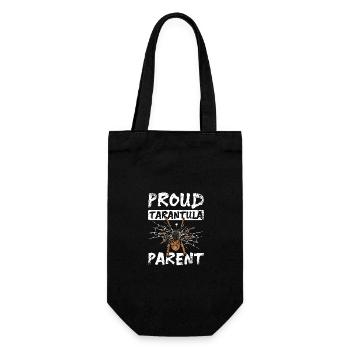 Proud Tarantula Parents - Geschenkbeutel für Flaschen - Schwarz - Vorne