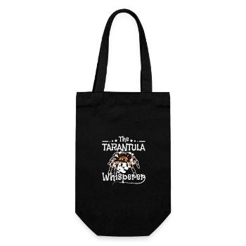The spider tarantula whisperer - Geschenkbeutel für Flaschen - Schwarz - Vorne