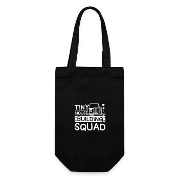 Tiny House Building Squad - Gift Bag for Bottles - black - Front