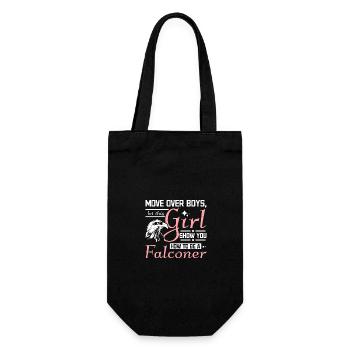 Laissez cette fille vous montrer comment être un fauconnier - Sac à bouteille - noir - Devant