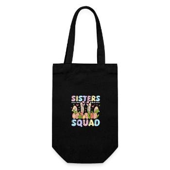 Lapins de Pâques sœurs Bunny squad - Sac à bouteille - noir - Devant