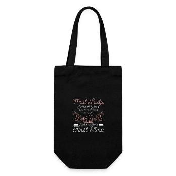 Drôle de dame du courrier, je réussis du premier coup - Sac à bouteille - noir - Devant