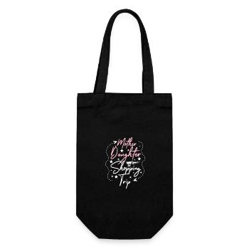 Mère Fille Vacances d’une journée Voyage de magasinage - Sac à bouteille - noir - Devant