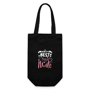 Mère Fille Le meilleur voyage du monde fait - Sac à bouteille - noir - Devant