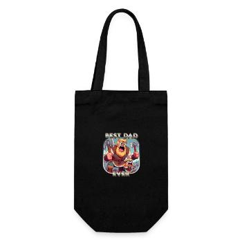 Le meilleur papa de tous les temps - Sac à bouteille - noir - Devant
