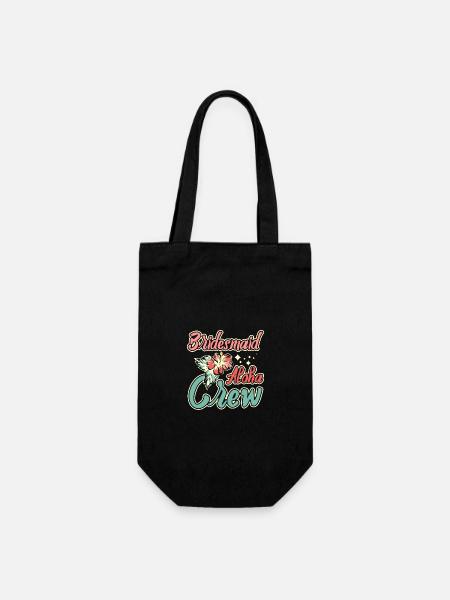Hawaii Wedding Bride Bridesmaid Aloha Crew - Geschenkbeutel für Flaschen - Schwarz