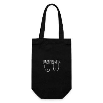 Busenfreundin BFF Für Beste Freundin - Geschenkbeutel für Flaschen - Schwarz - Vorne