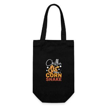 Chillin avec mon serpent des blés - Sac à bouteille - noir - Devant