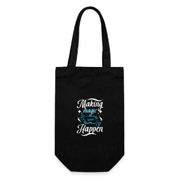 Making magic soap happen - Gift Bag for Bottles - black - Front