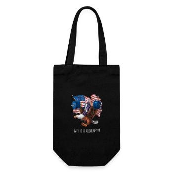 WTF est un kilogramme Blague patriotique sur le - Sac à bouteille - noir - Devant