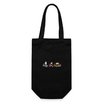 Crêpes Peace Love - Sac à bouteille - noir - Devant