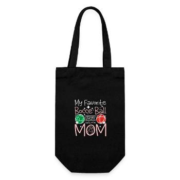Ma joueuse de pétanque préférée m’appelle maman - Sac à bouteille - noir - Devant