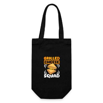 Grilled cheese squad - Geschenkbeutel für Flaschen - Schwarz - Vorne