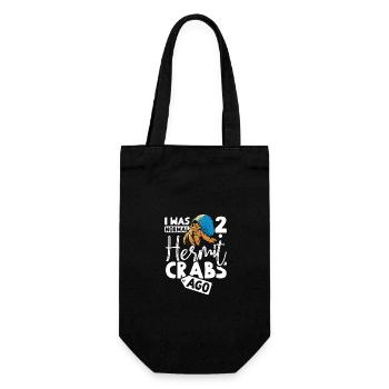 J’étais normal il y a 2 bernard-l’ermite - Sac à bouteille - noir - Devant