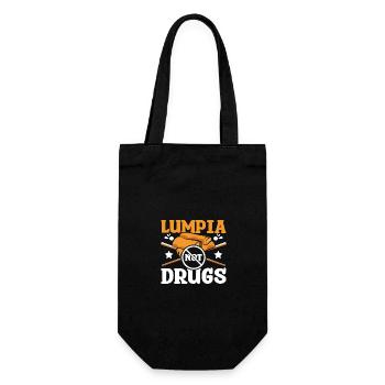Le lumpia, pas la drogue - Sac à bouteille - noir - Devant