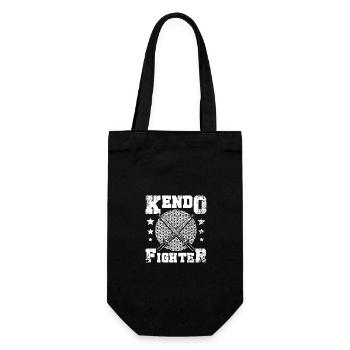 Kendo Fighter - Gift Bag for Bottles - black - Front