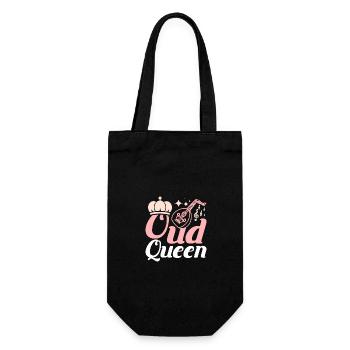 Oud Queen - Geschenkbeutel für Flaschen - Schwarz - Vorne
