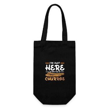 Je suis juste ici pour les churros - Sac à bouteille - noir - Devant