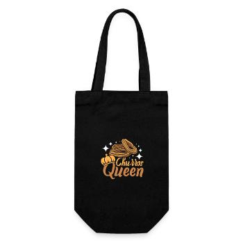 Reine des churros - Sac à bouteille - noir - Devant