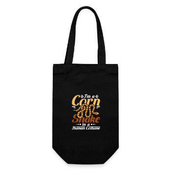 Je suis un serpent des blés en costume humain - Sac à bouteille - noir - Devant