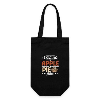 Expert Apple pie maker - Geschenkbeutel für Flaschen - Schwarz - Vorne