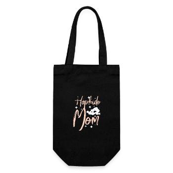 Fête des mères Maman Hapkido - Sac à bouteille - noir - Devant