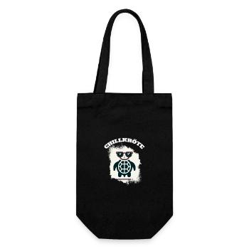 Chill Toad Turtle - Gift Bag for Bottles - black - Front