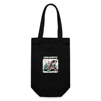 Chill Toad Turtle - Gift Bag for Bottles - black - Front