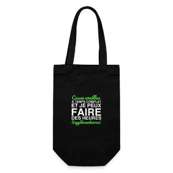 Full-time daredevils - Gift Bag for Bottles - black - Front