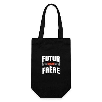 Futur grand frère - annonce futur grand frère - Sac à bouteille - noir - Devant
