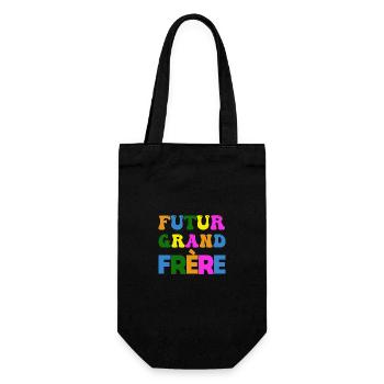 Futur grand frère - annonce futur grand frère - Sac à bouteille - noir - Devant