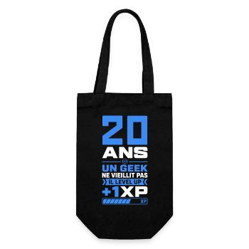 20 Ans Humour Geek 20 Ans Anniversaire Gamer - Sac à bouteille - noir - Devant