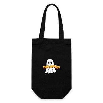 Halloween Ghost - Gift Bag for Bottles - black - Front
