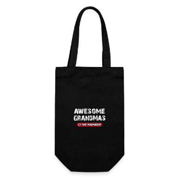 Awesome Grandma's Best Grannies - Gift Bag for Bottles - black - Front