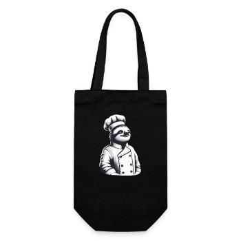 Fier chef paresseux : maître de la cuisine - Sac à bouteille - noir - Devant