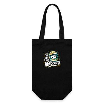 Motocross Abenteuer Fan Shirt Dirtbike Racing - Geschenkbeutel für Flaschen - Schwarz - Vorne