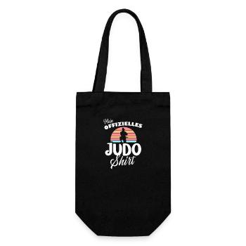 Mein offizielles Judo-Shirt - Geschenkbeutel für Flaschen - Schwarz - Vorne