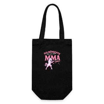 MMA-Einhorn Kampfsport Fanartikel Martial Arts - Geschenkbeutel für Flaschen - Schwarz - Vorne