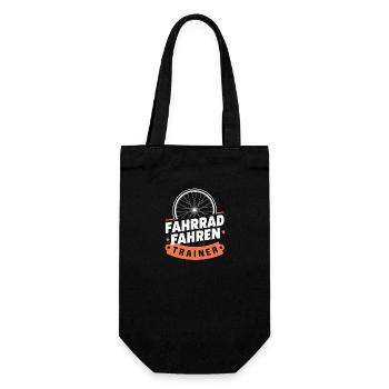 Fahrrad-Trainer Geschenkidee Training Zubehör - Geschenkbeutel für Flaschen - Schwarz - Vorne